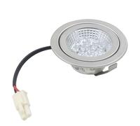 ruehalf 2 Luces de Campana extractora de 12 V CC for Cocina, Estufa integrada, lámpara de Techo Redonda, luz halógena de Escape, Accesorios de iluminación LED(68mm)