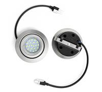 ruehalf 2X Bombillas LED For Campana Extractora 220-240 V3000K O 6000K | Vidrio Transparente De 2,5w Para Iluminación De Armarios De Cocina, Adecuado Para Aperturas De 60 - 67 Mm(Warm White 3000K)
