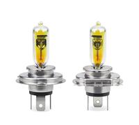 ruehalf - Bombillas halógenas H4 12V 60/55W P43T 2300K amarillo dorado para faros de coche H4 Led 60W 55W luces de cruce y carretera accesorios de coche