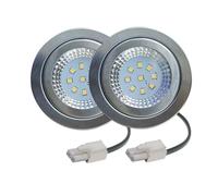 ruehalf Paquete de 2 Luces extractoras de Humo for Cocina, 1,5 W, 230V, 68mm, luz for Campana Extractora, lámpara for Campana extractora de Humo, luz Blanca de 6000K