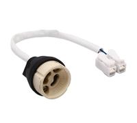 ruehalf Portalámparas de enchufe, adaptador de bombilla GU10, convertidor de conector, cable de cerámica for Base de lámpara de luz halógena LED(2pc)