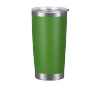 ruehalf Vaso de 20oz, Taza de Agua for Coche, Termo Doble de Acero Inoxidable, Taza de Agua portátil for Exteriores, Taza de té, Taza de café for Oficina (Size : 20oz, Color : Green)