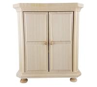 Rülke Holzspielzeug 22264 - Armario para casa de muñecas (diseño rústico)