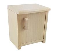 Rülke Holzspielzeug 22285 - Frigorífico para casa de muñecas (diseño rústico)