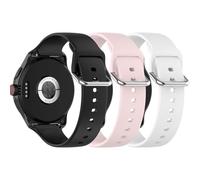 RuenTech Compatible con DDXCAW P2 Smartwatch Pulsera, Correa de repuesto de silicona para reloj inteligente DDXCAW Reloj inteligente Mujer Hombre Accesorios, Mittelgroße, Silicona, No es una piedra