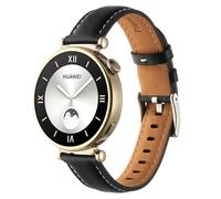 RuenTech Correa de piel auténtica suave compatible con Oneplus Watch 3 43 mm, 18 mm Correa de repuesto para Oppo Watch X2 Mini Smartwatch Accesorios, Mittelgroße, Cuero, No es una piedra preciosa