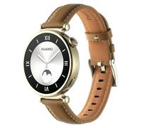 RuenTech Correa de piel auténtica suave compatible con Oneplus Watch 3 43 mm, 18 mm Correa de repuesto para Oppo Watch X2 Mini Smartwatch Accesorios, Mittelgroße, Cuero, No es una piedra preciosa