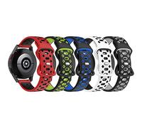 RuenTech Correa de reloj compatible con Donerton T50S T50H/Uaue T50S /VKROBAG T50S 1,85"" Smart Watch pulsera, cierre rápido, brazalete deportivo para T50S T50H Watch Band, Silicona, 5 Pack A
