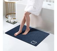 RUERYA Alfombra de baño de Secado rápido, súper Absorbente, de Tierra de diatomeas, Antideslizante, Parte Inferior de Goma, Delgada, para Debajo de la Puerta, alfombras de Suelo Delante de la bañera,