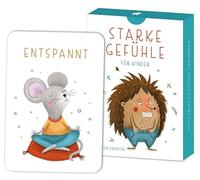 Rüsselfuchs 40 tarjetas de sentimientos para niños, tarjetas de imagen sentimientos, tarjetas de sentimientos diseñadas con amor para jardín de infantes y escuela primaria, emociones positivas y