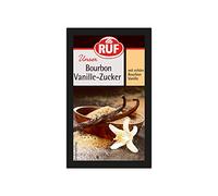 RUF Bourbon - Azúcar de vainilla para aromatizar nata batida, pasteles, rellenos de crema, ensalada de frutas y platos de cuajada, sin gluten y vegano, 3 x 8 g