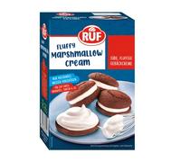 RUF Crema de malvavisco Fluffy para pasta de azúcar, crema para untar dulce o crema de pastelería esponjosa para pasteles y cupcakes, preparación rápida, 1 x 200 g