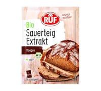 RUF Extracto de masa madre orgánica, extracto de levadura seca de harina de centeno integral orgánica, masa madre de centeno para hornear pan y panecillos, 2 unidades