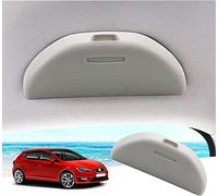 RUFD Soporte para Gafas de Sol para Coche para Seat Leon MK3 5F ST FR KL/Cupr-a Leon 2012-2019, Auto Coche Gafas Caja Organizador Almacenamiento Bolsillos,C Grey