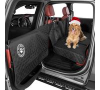 Ruff Liners Extensor de asiento trasero para perros - Funda de asiento de coche de parte inferior dura para perros - Extensor de asiento trasero impermeable para perros - Hamaca de perro para coche,