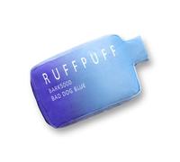 RUFF PUFF Lindo Juguete de Peluche para Perro, Divertido Juguete Parodia Cachorro con chirrido - Regalo de cumpleaños para Perros (Azul)