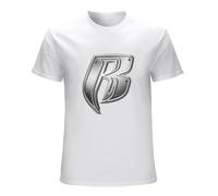 Ruff Ryders Rap Hip Hop Group Music Logo Men's T-Shirt Unisex White Men Tees M
