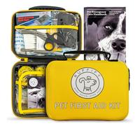 Ruffify Kit de primeros auxilios para mascotas para perros y gatos, kit de emergencia de 27 artículos únicos con mini bolsa para navegación, vela, hogar, oficina, viajes, vacaciones y aventuras al