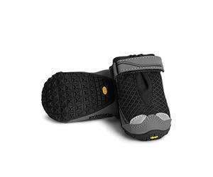 RUFFWEAR All-Terrain Dog Boots (Set of 2), Very Small Breeds, Size: 44 mm/1.75 in, Obsidian Black, Grip Trex, P15202-001175…