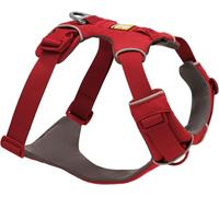RUFFWEAR Arnés de Gama Frontal, arnés para Perro Extra Grande, arnés Reflectante en Y, Ajustable, cómodo, Acolchado, para Caminar y Correr, 2 Accesorios de Correa y Anillo, L/XL, Red Canyon