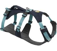 RUFFWEAR Arnés para Perro con asa, Flagline, Multiusos, Ligero, Ajustable, cómodo, para Caminar, 3 Puntos de fijación de Plomo, Correa Reforzada y Anillo en V de Metal Fuerte, Basalt Grey, M