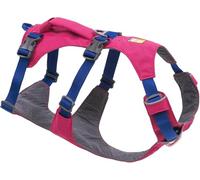 RUFFWEAR Arnés para Perro con asa, Flagline, Multiusos, Ligero, Ajustable, cómodo, para Caminar, 3 Puntos de fijación de Plomo, Correa Reforzada y Anillo en V de Metal Fuerte, Alpenglow Pink, XS