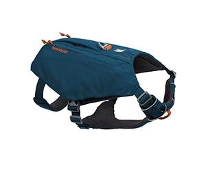 Ruffwear Arnés para Perro con Bolsillos, Switchbak, Ideal para Pasear o Practicar Senderismo, Antitirones, Viajes y Actividades diarias, Talla M, Blue Moon