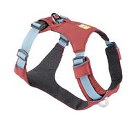 RUFFWEAR Arnés para Perros Hi & Light, Ultraligero para Caminar de Aventura, Totalmente Ajustable, con Portal de Accesorios de Aluminio en V y Bolsa de identificación, Rosa salmón, Talla S 56-69 cm