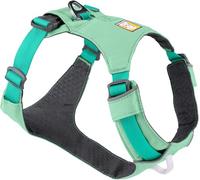 RUFFWEAR Arnés para Perros Hi & Light, Ultraligero para Caminar de Aventura, Totalmente Ajustable, Portal de Accesorios de Aluminio en V, Bolsa de identificación, Verde Salvia, Talla M, 69-81 cm