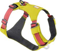 RUFFWEAR Arnés para Perros Hi & Light, Ultraligero para Caminar de Aventura, Totalmente Ajustable, Portal de Accesorios de Aluminio en V, Bolsa de identificación, Verde Liquen, Talla S, 56-69 cm