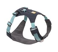 RUFFWEAR Arnés para Perros Hi & Light, Ultraligero para Caminar de Aventura, Totalmente Ajustable, Portal de Accesorios de Aluminio en V, Bolsa de identificación, Basalt Grey Large/X-Large