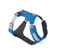 RUFFWEAR Arnés para Perros Hi & Light, Ultraligero para Caminar de Aventura, Totalmente Ajustable, Portal de Accesorios de Aluminio en V y Bolsa de identificación, Atardecer Azul, Talla L/XL 81/107 cm
