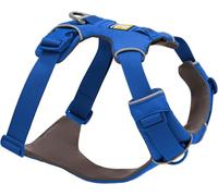 Ruffwear - Arnés reflectante para perros, arnés en Y, ajustable, cómodo acolchado, para paseos y carreras de perros, 2 correas de sujeción, piscina azul L/XL