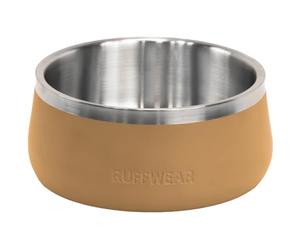 Ruffwear, Basecamp - Cuenco de comida para perros, duradero, resistente al óxido, base antideslizante, apto para lavavajillas, 1.6 L/6.75 tazas para comida o agua, construido para exploradores, color