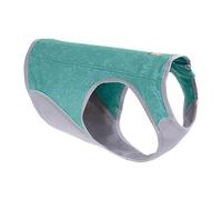 RUFFWEAR Chaleco con Cremallera Swamp Cooler para Clima cálido, SPF 50+, Cubierta de enfriamiento con arnes, protección Solar para Mantener a Las Mascotas Frescas, Verde Azulado Aurora, XL, 91-107 cm