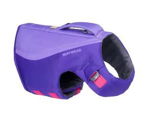RUFFWEAR Chaleco Salvavidas para Perros, Chaleco de Primera Calidad con asa, flotabilidad óptima y Ribete Reflectante de Alta Visibilidad, para navegación y Deportes acuáticos, Lirio Morado, XX-Small