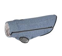 RUFFWEAR Chaqueta para Perros, Hemp Hound Sweater, Chaqueta de Perro Premium Hecho con Mezcla de algodón orgánico, Sudadera Ligera y cálida para Perros, Slate Blue - Large