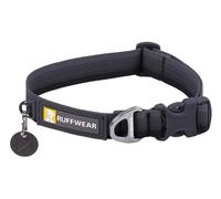 RUFFWEAR Collar de Gama Frontal, Collar para Perro pequeño con Anillo en, Collar para Perro de Longitud Ajustable, Tela Suave y cómoda, fijación para Correa de Perro, Basalt Gray, 11"-14"