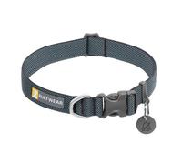 RUFFWEAR Collar de Perro ultrafuerte y Ligero, Anillo fijación de Plomo de Aluminio y Hebilla de liberación Lateral, 11"-14"