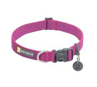 RUFFWEAR Collar de Perro ultrafuerte y Ligero, Anillo fijación de Plomo de Aluminio y Hebilla de liberación Lateral, 20"-26"