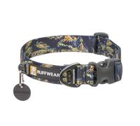 Ruffwear Collar para perro grande Front Range, cómodo y fuerte con hebilla lateral y correas para pasear al perro, talla L (51-66 cm), Deep Jungle