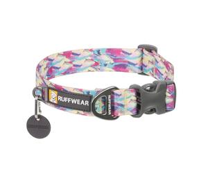 Ruffwear Collar para perro grande Front Range, cómodo y fuerte con hebilla lateral y correas para pasear al perro, tamaño L (51-66 cm), pez de arrecife