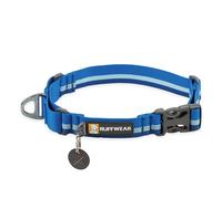 RUFFWEAR Collar para Perros Web Reaction de Tejido Técnico, Collar Martingale Ajustable Blue Pool 14"-17"