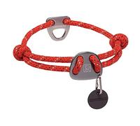 RUFFWEAR Collar Reflectante y Ajustable para Perros Knot-a-Collar, 20"-26", Rojo Zumaque