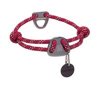 RUFFWEAR Collar Reflectante y Ajustable para Perros Knot-a-Collar, 20"-26", Rosa Hibisco