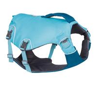 Ruffwear Confluence Chaleco Salvavidas para Perros, Arnés de Seguridad y Dispositivo de Flotación, 2 Asas de Asistencia, Ayuda Impermeable para Rescate y Natación para Mascotas, Azul Bioluminio, S