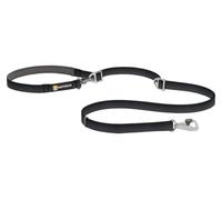 RUFFWEAR Correa para Perros de Longitud Ajustable con 2 Clips de Bloqueo, Switchbak, para Llevar en la Cintura, el Hombro o de la Mano, acoplador, con Doble Clip, Basalt Gray