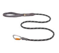 RUFFWEAR Correa para Perros Reflectante con Mosquetón de Seguridad, 5ft (1.5m) Largo, 11mm Gruesa, Negro Volcánico