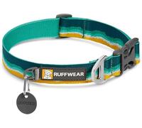 RUFFWEAR Crag Collar para Perro, Collar Reflectante y Cómodo para Uso Diario, Seafoam, 28-36 cm