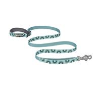 RUFFWEAR Crag Dog Lead, Everyday Dog Leash with Integrated Reflectivity, Comfortable Hand Held or Waist Worn, Lightweight & Portable, Pet Accessories for Walks, 1.8m Long, Grassy Oxbow